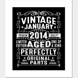 10 Year Old January 2014 Limited Edition 10th Birthday Posters and Art